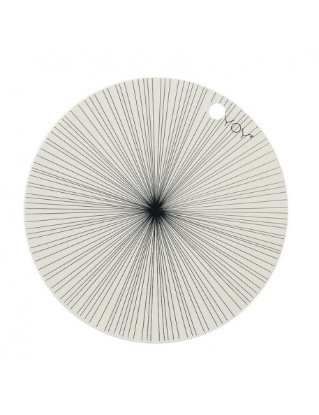 set de table rond 100% silicone: écru (x2) | Oyoy set de table rond 100% silicone: écru (x2) | Oyoy