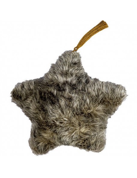 Numero 74 - Coussin Etoile Fourrure Beige - 2 tailles Numero 74 - Coussin Etoile Fourrure Beige - 2 tailles