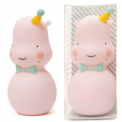 eef lillemor hippo night light pink