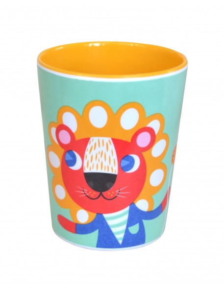 Helen Dardik Mint Lion Melamine cup