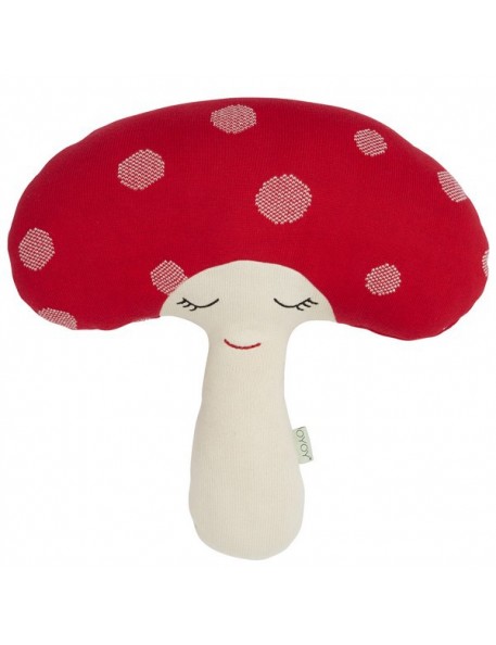 Coussin doudou champignon rouge OYOY Coussin doudou champignon rouge OYOY