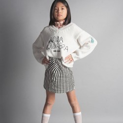 bobo choses hypnotized cream skirt