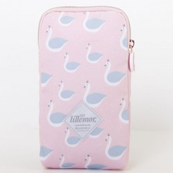 eef lillemor pink pencil case swan