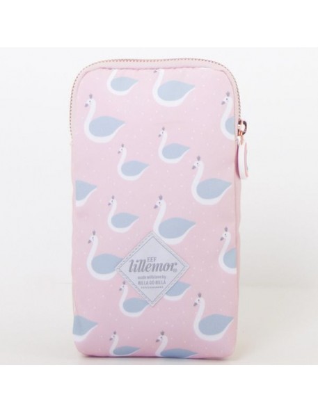 eef lillemor pink pencil case swan