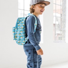 Lemonni backpack airplanes - blue