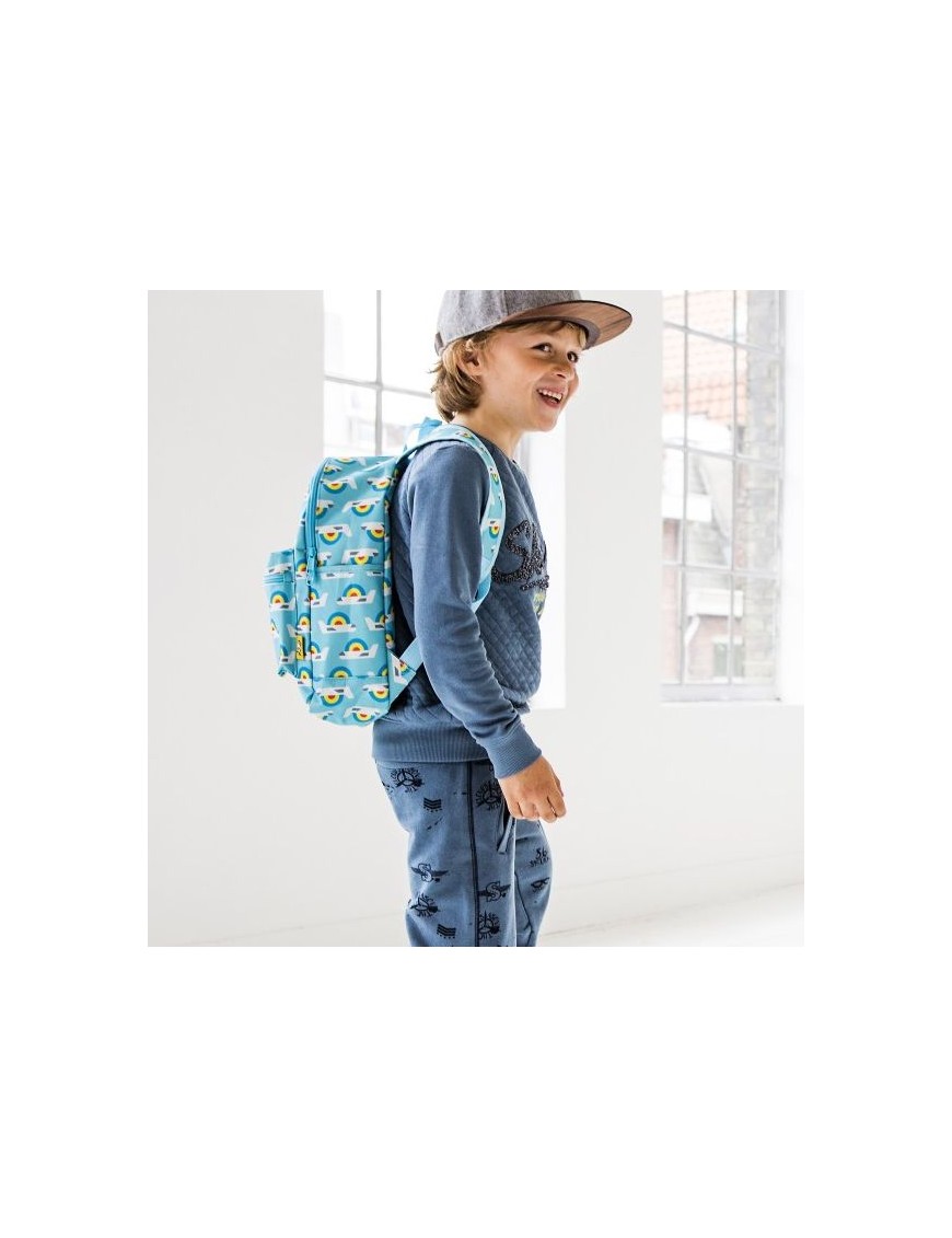 Lemonni backpack airplanes - blue