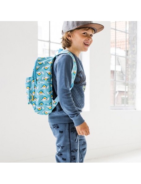 Lemonni backpack airplanes - blue