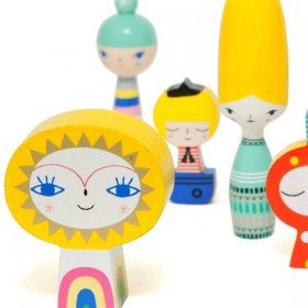 figurines en bois "mr sun & friends" (suzy ultman) | Petit Monkey