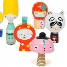 figurines en bois "mr sun & friends" (suzy ultman) | Petit Monkey