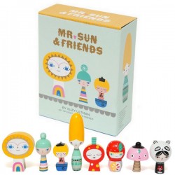 figurines en bois "mr sun & friends" (suzy ultman) | Petit Monkey