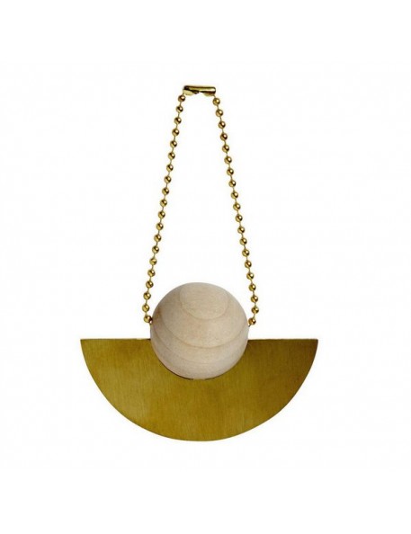 oyoy christmas ornament nature lucia- wood & brass