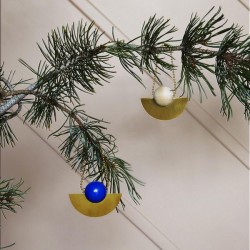 oyoy christmas ornament nature lucia- wood & brass