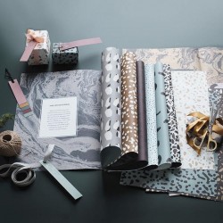 ferm living gift wrapping book 11 sheets