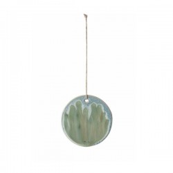 Ferm Living ceramic ornament - green