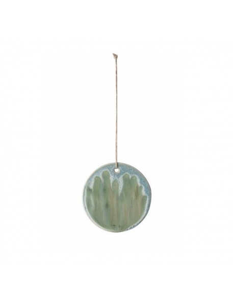 Ferm Living ceramic ornament - green