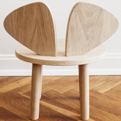 Mouse chair oak Nofred