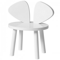 Mouse chair white Nofred