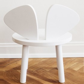 Chaise enfant Mouse - blanc (2-5ans)