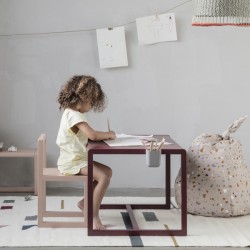 Ferm Living chaise enfant little architect rose
