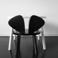 Mouse chair black Nofred