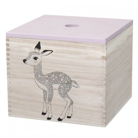 bloomingville storage box fawn/my stuff (set of 2)