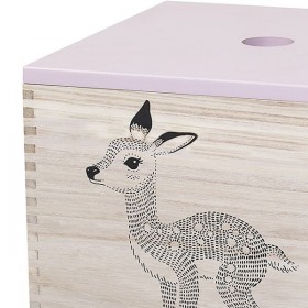 bloomingville storage box fawn/my stuff (set of 2)