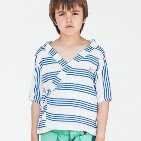 Bobo choses striped kimono shirt