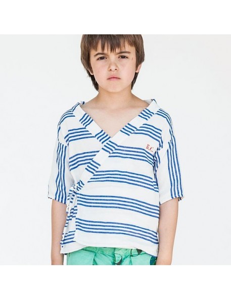 Bobo choses striped kimono shirt