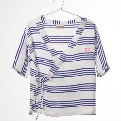 Bobo choses striped kimono shirt