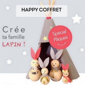 Kit créatif crée ta famille lapin