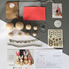 Creative kit : Create your own bunnies family