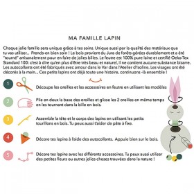 Kit créatif crée ta famille lapin
