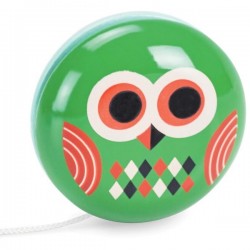 Ingela P Arrhenius toy: wooden yo-yo "owl" | Vilac