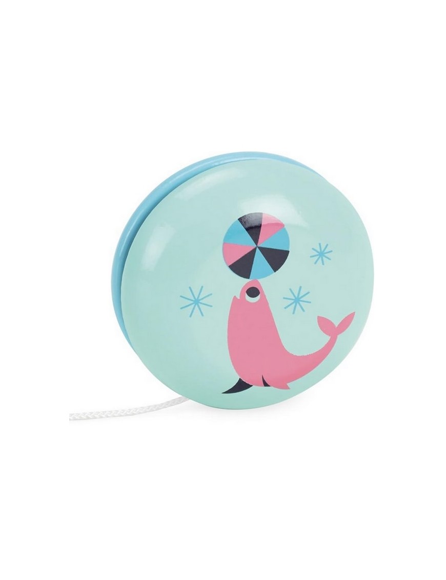 Ingela P Arrhenius toy: wooden yo-yo "sea lion" | Vilac