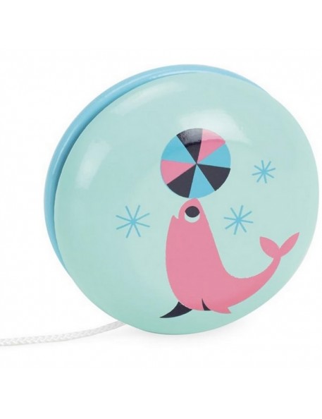 Ingela P Arrhenius toy: wooden yo-yo "sea lion" | Vilac