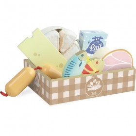 Wooden fresh food set "jour de marché" - Vilac toys