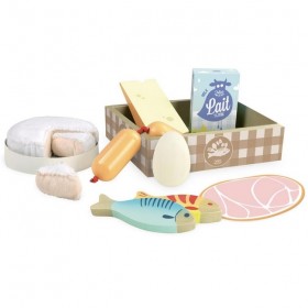 Wooden fresh food set "jour de marché" - Vilac toys