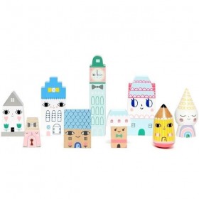 figurines en bois : "Suzi's city" - Petit Monkey