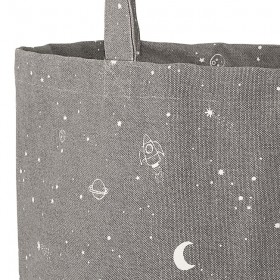 Bloomingville - dark grey storage basket "moon & star" Ø30xH40 cm