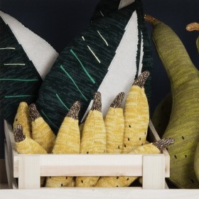 FERM living - coussin hochet banane - fruiticana