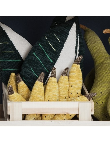 FERM living - coussin hochet banane - fruiticana