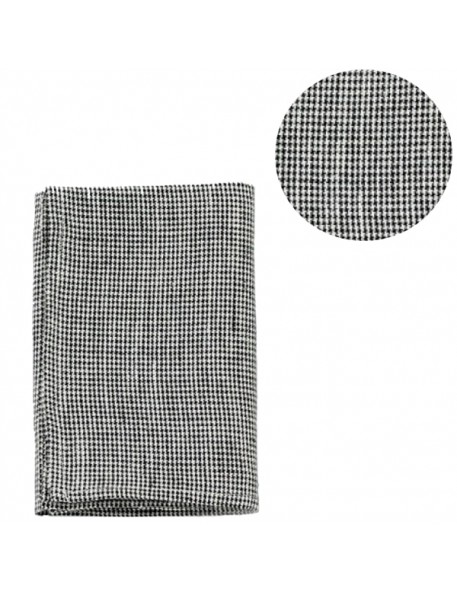 Linen kitchen cloth: "black toothhound checks" - FOG LINEN WORK Linen kitchen cloth: "black toothhound checks" - FOG LINEN WORK