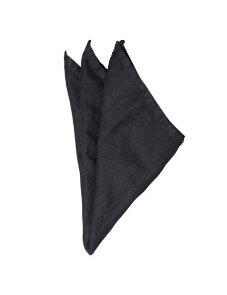 linen napkin : black (45x45cm) - On Interior