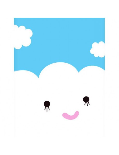 NOODOLL Affiche "happy Cloud" (A2 : 42x59cm)