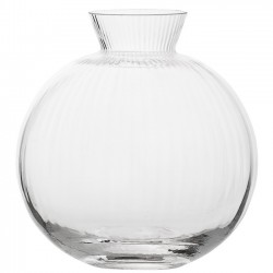 BLOOMINGVILLE - Vase boule en verre transparent Ø11xH11.5 cm
