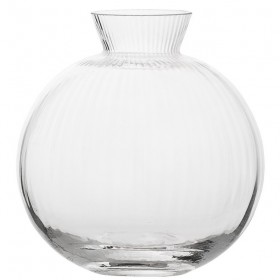 BLOOMINGVILLE - Vase, Clear Glass (Ø11cm)