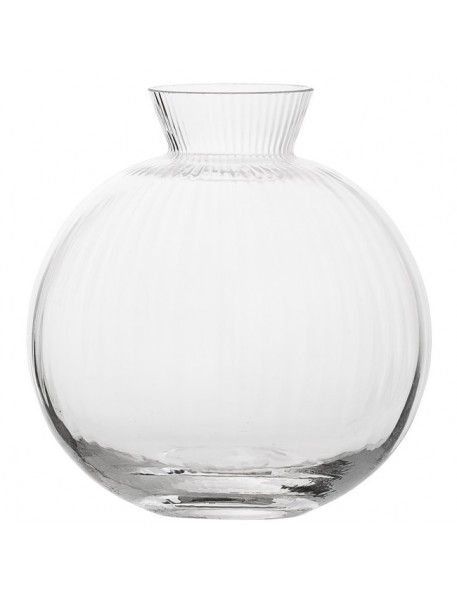 BLOOMINGVILLE - Vase, Clear Glass (Ø11cm)