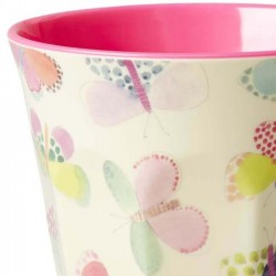 Rice - melamine cup: butterfly (medium)