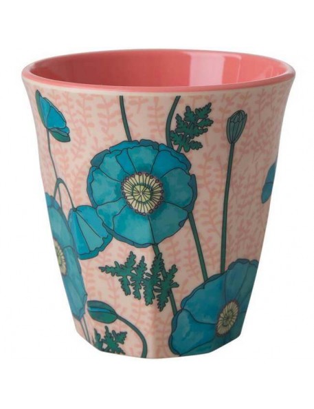 Rice - verre mélamine: poppy rose (medium) Rice - verre mélamine: poppy rose (medium)