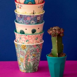 Rice - melamine cup: liquid spots (medium)